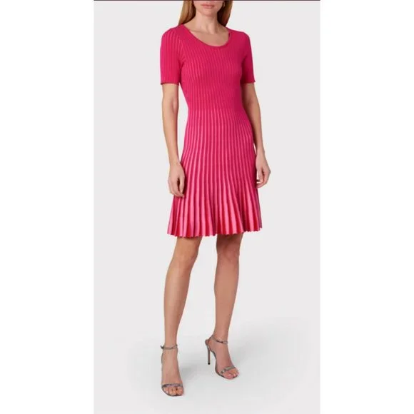 godet flare dress Godet Flare Mini Dress in Multi main image 1